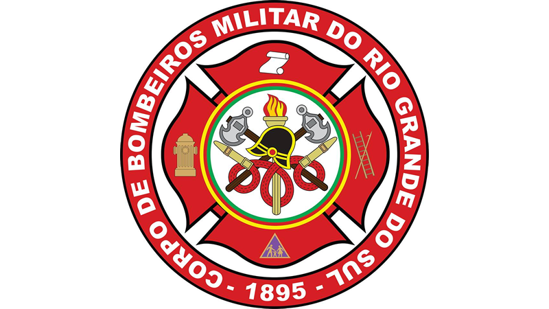 Bras&atilde;o do Corpo de Bombeiros Militar do Rio Grande do Sul.
